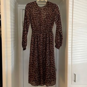 H&M Leopard Print Dress
